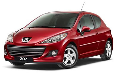 Roof Racks Peugeot 207 vehicle image